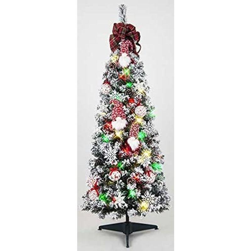 クリスマスツリー装飾・デコレーション　セットツリー　ポップアップスノー　ノルディック　150cmクリスマスツリー装飾・デコレーションTRS862