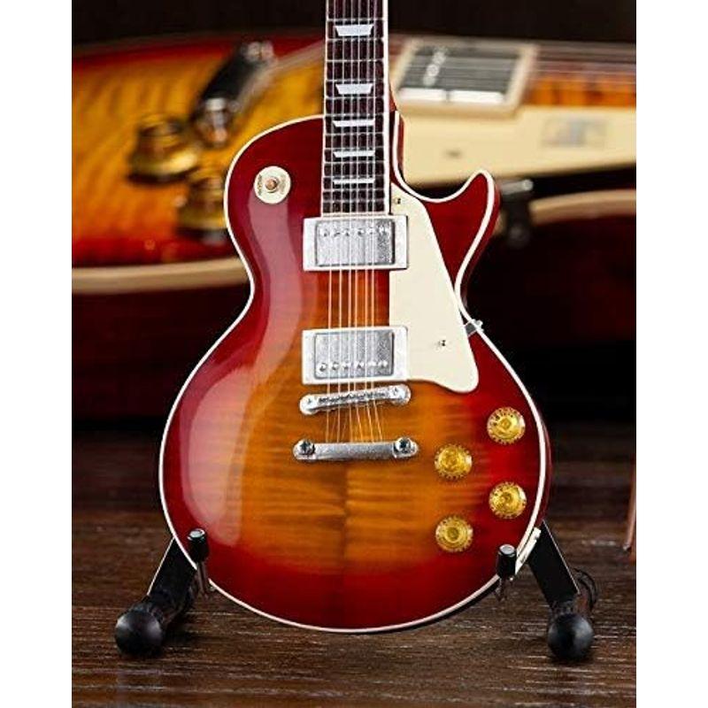 ミニチュアギター ミニチュア ギター ギブソン 1959 Les Paul Standard Cherry Sunburst AXE HEAVEN Gibso｜shop-kt-three｜06