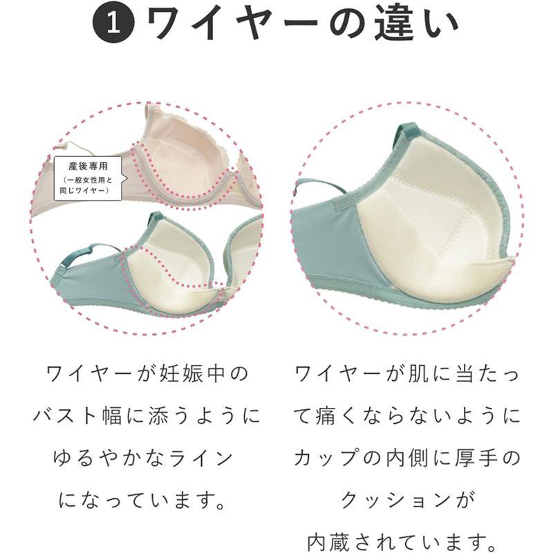 マタニティ用ブラジャー ワコールマタニティ 産前産後兼用ブラ キレイにみえてやさしいブラ 授乳ホック付きタイプ バストボリュ?ムの変化に対応 Ｔシャツブラ ワ｜shop-kt-three｜02