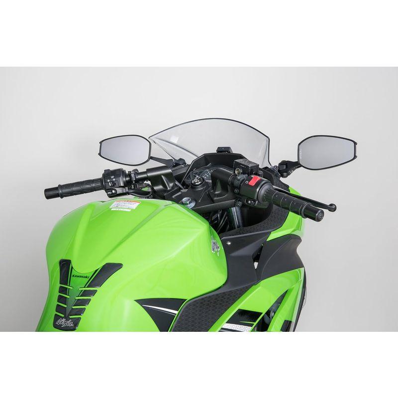 バイクアクセサリー タナックス (TANAX) バイクミラー ナポレオン カウリングミラー9 ブラック 防眩鏡RAYSAVE 左右共通(ショートステータイプ)｜shop-kt-three｜04