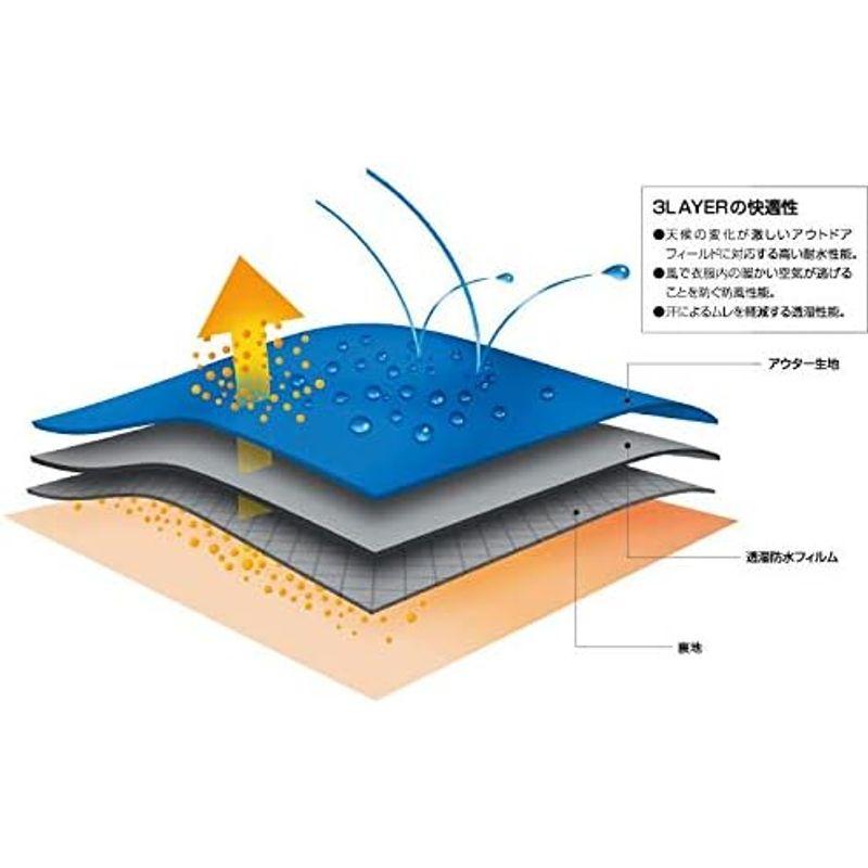 レインウェア オンヨネ レインウエア ODP82032レディス3レイヤーレインパンツ レディース ブラック 日本 L (日本サイズL相当)｜shop-kt-three｜07