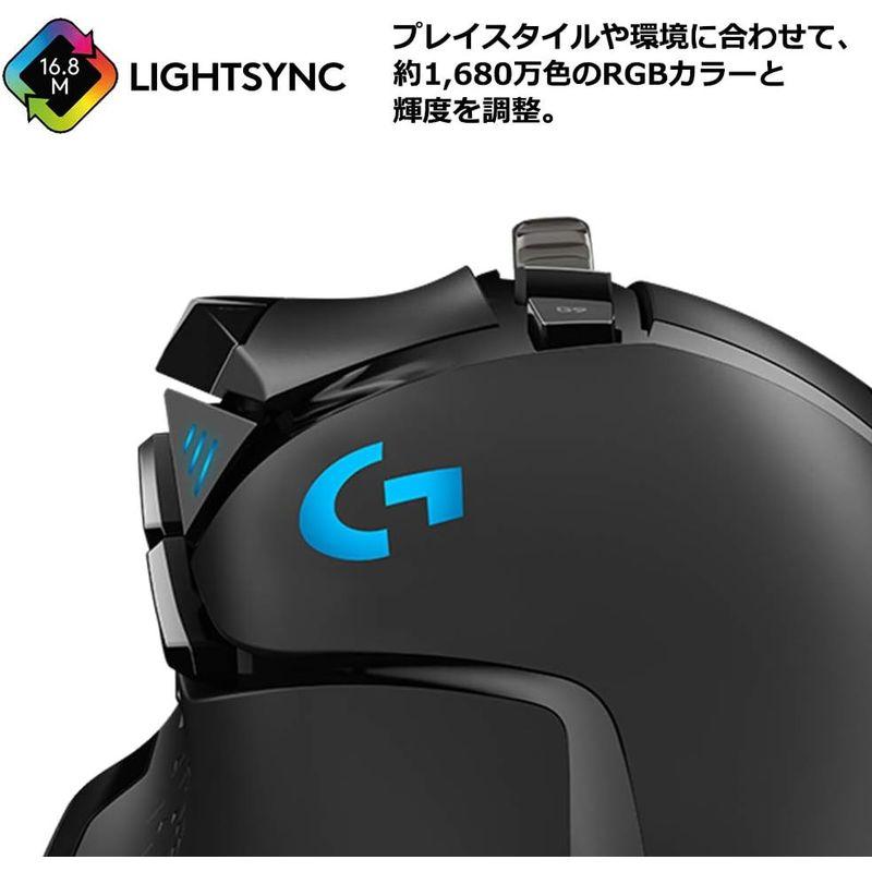 ゲーミングマウス Logicool G 有線 G502 HEROセンサー 11個プログラムボタン LIGHTSYNC RGB 高速スクロール｜shop-kt-three｜04