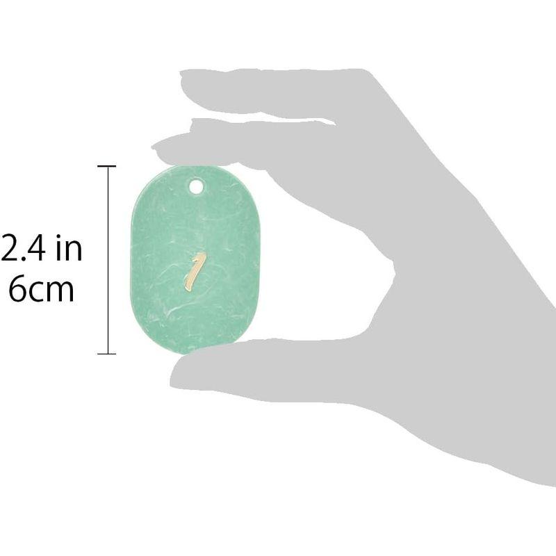 チケット マーブルクロークチケット (グリーン, 1-50番) 番号札 親子札 クローク札 整理券 小判札｜shop-kt-three｜06