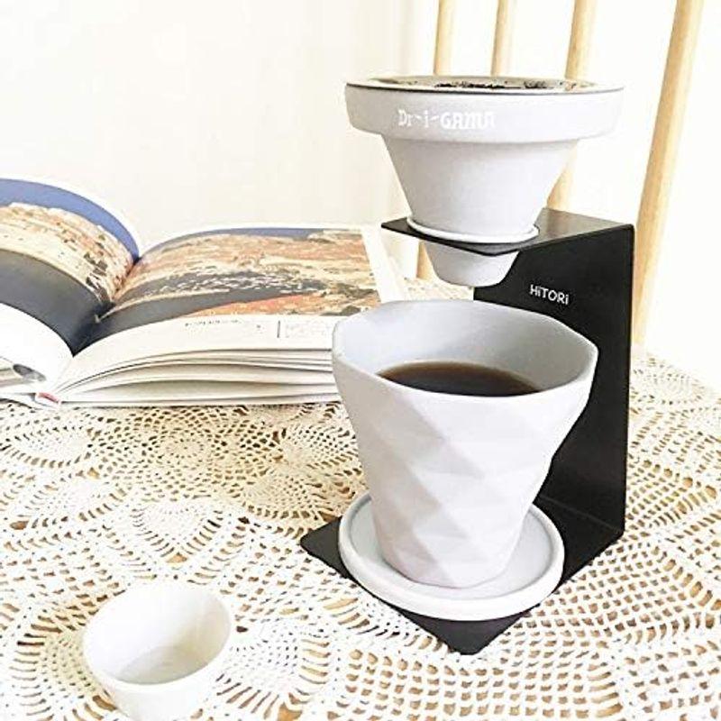 コーヒードリッパー グレー 1cup Coffee Dripper HiTORi stand キッチン用品 1杯の美味しい珈琲をドリップ｜shop-kt-three｜03