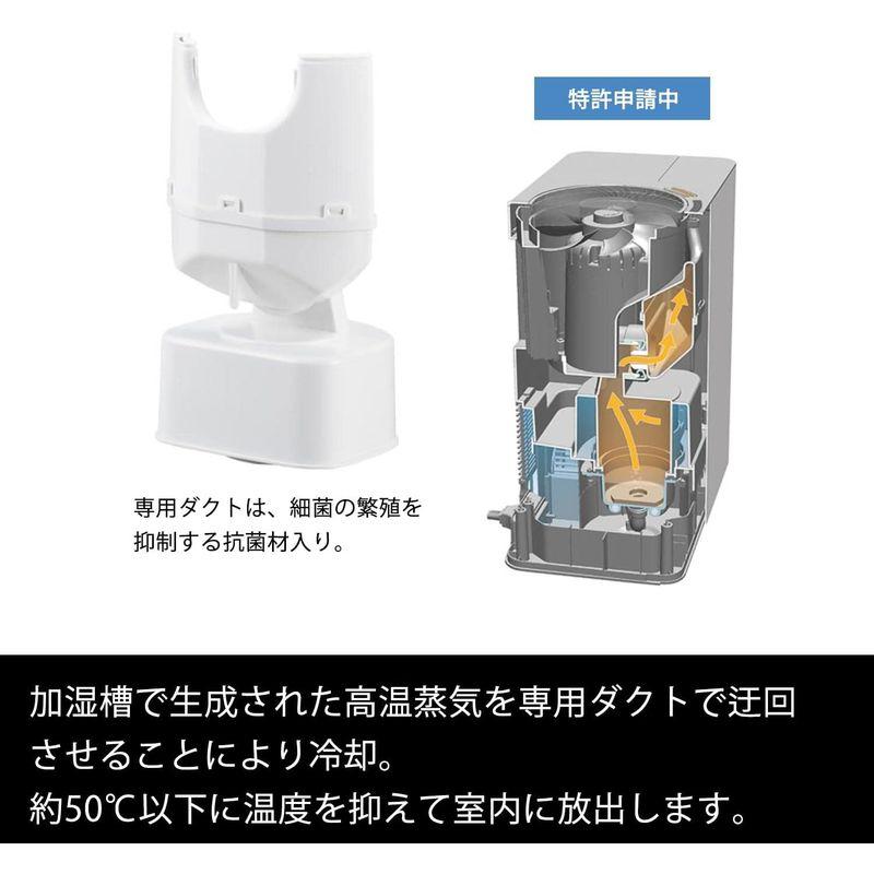 家電・生活家電 サンカ サーキュレーター 付 パワー スチーム式 加湿器 800ml/h タンク容量4L 大容量 ホワイト SSH-8000 アロマ スチー｜shop-kt-three｜16