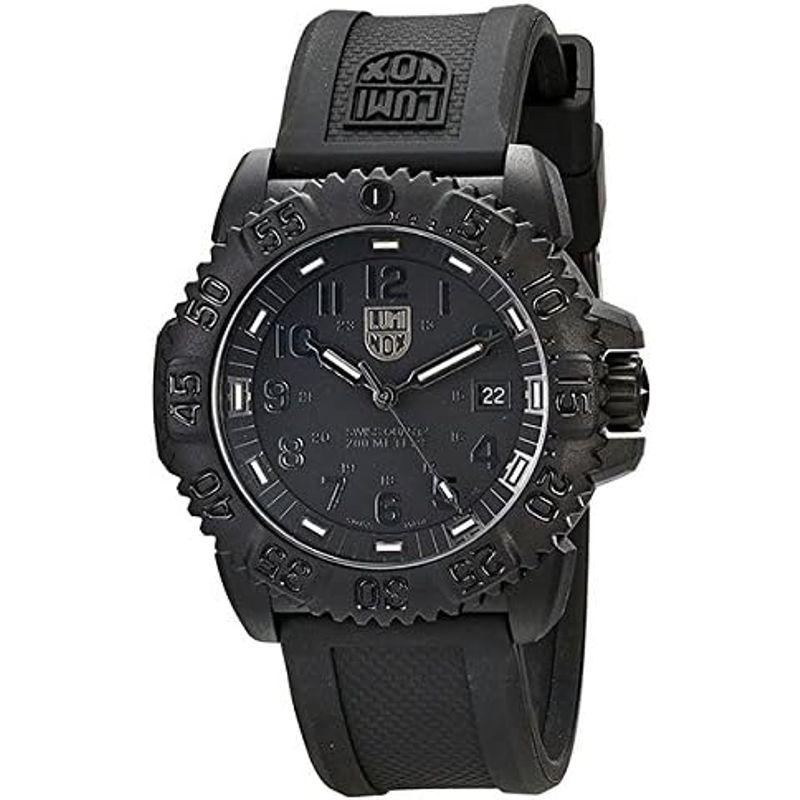 ルミノックスLuminox メンズ アメリカ海軍 ネイビーシールズ ダイブウォッチ オールブラック ラバー XS.3051.BO.1 腕時計｜shop-kt-three｜04