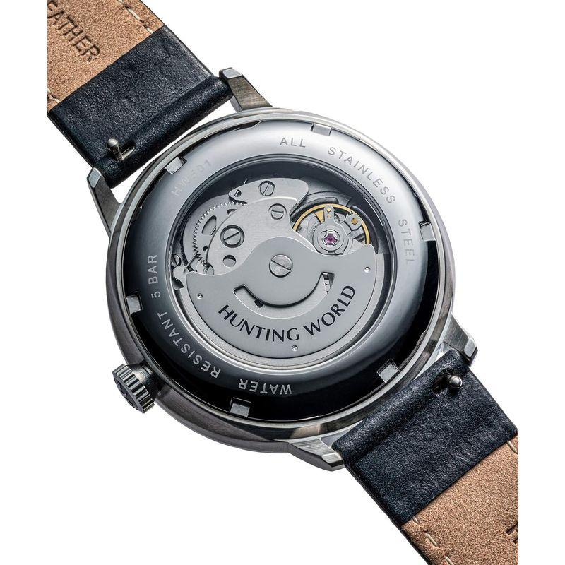 ハンティングワールド 腕時計 HW501BK メンズ 正規輸入品 ブラック｜shop-kt-three｜03