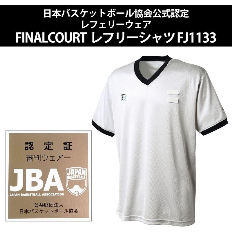 FINALCOURT ファイナルコート バスケットボール ウェア レフリーシャツ FJ1133 JBA公認審判レフェリーウェア S｜shop-kt-three｜03