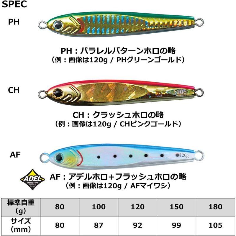 ダイワ ソルティガ TGベイト 100g AF赤金グローヘッド｜shop-kt-three｜08