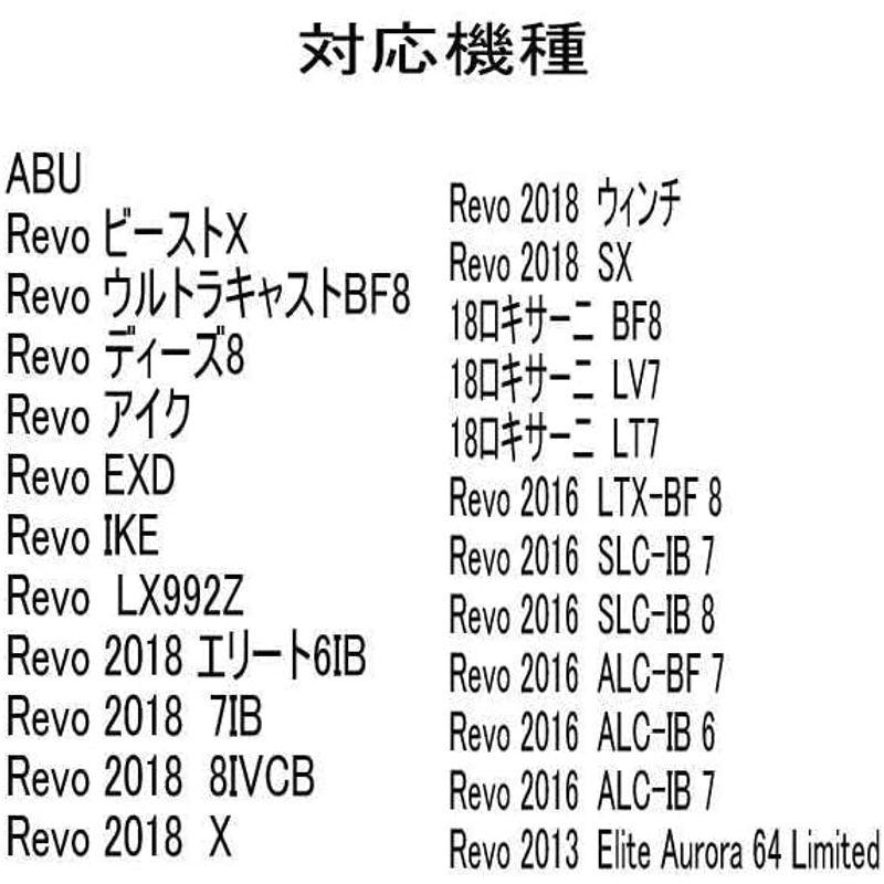 アブガルシア Revo LTX LT スプール用 セラミックベアリング HXR (11-5-4 &10-3-4)｜shop-kt-three｜02