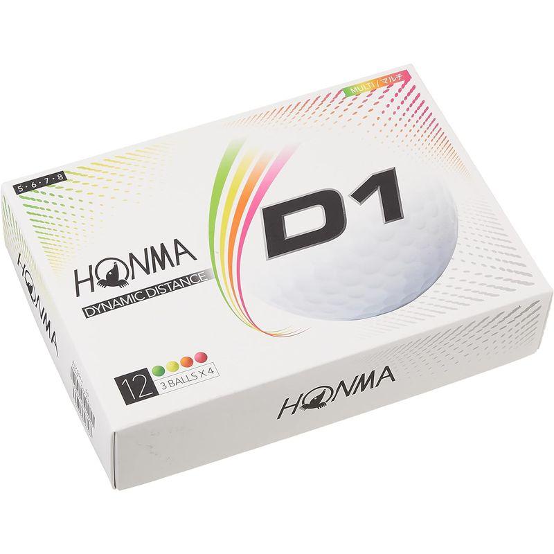 3DZまとめ買い HONMA(本間ゴルフ) ゴルフボール D1 2020年モデル 36球 マルチカラー｜shop-kt-three｜03