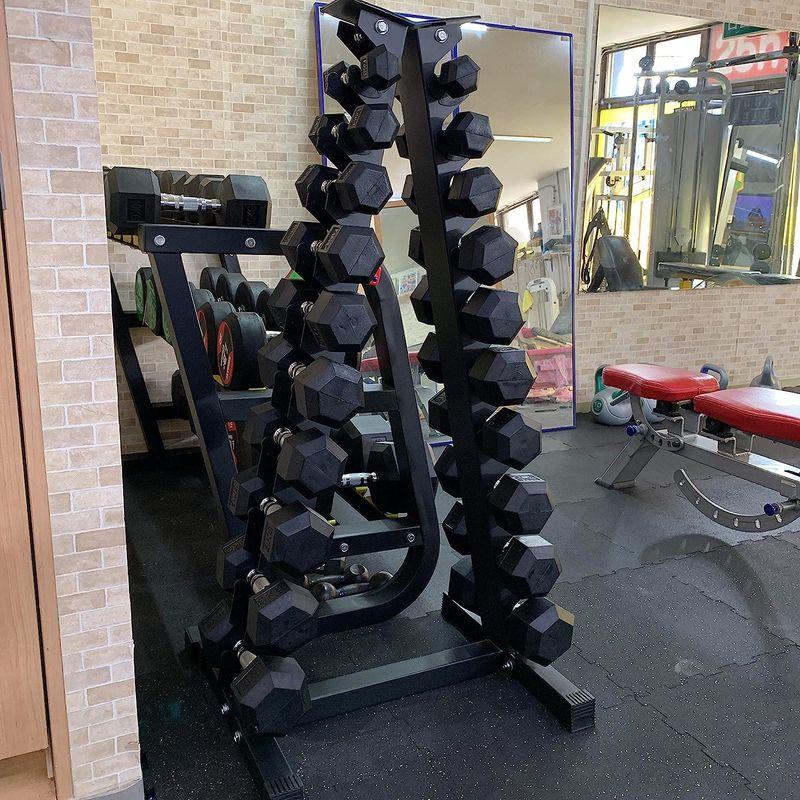合計153kg】 ALEX A型 ダンベル ラック SW-0100B HEX ダンベル
