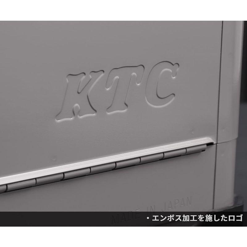 KTC　両開きメタルケース　パステルグレー　工具箱　EK-10APGY