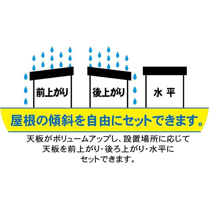 グリーンライフ 物置 収納庫 屋外 小型日本製棚板1枚・鍵付き(幅92×奥行52×高さ100cm)サビに強いステンレスレール HMG-910 - 2