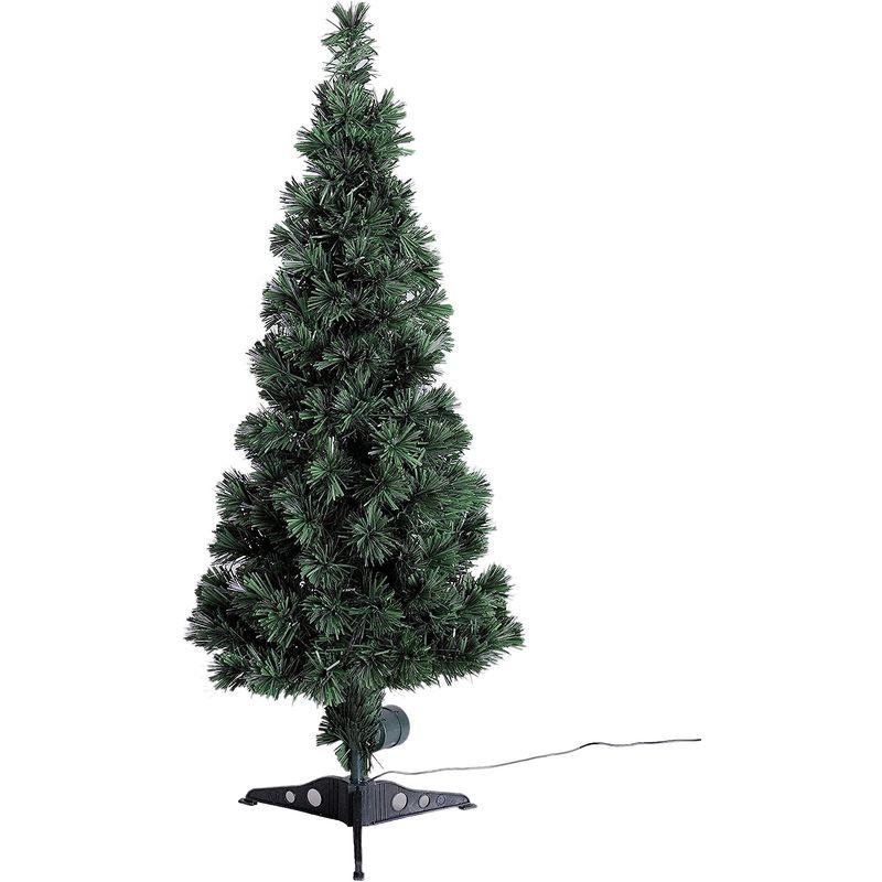 クリスマスイルミネーション　LEDファイバークリスマスツリー　(120ｃｍ,　グリーン)