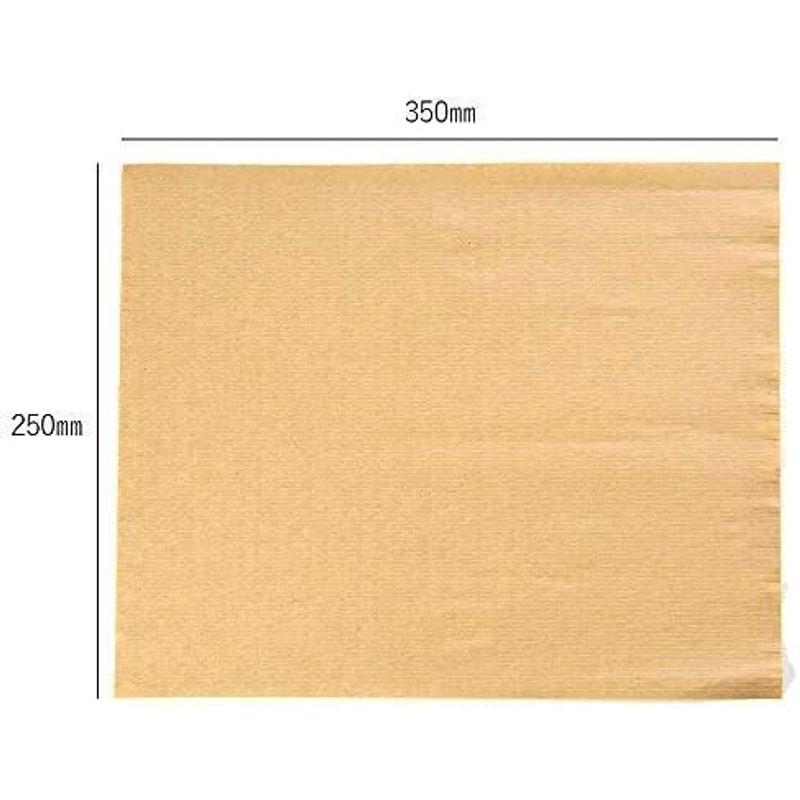 だいし屋 クッションペーパー 緩衝材 梱包材 紙 250×300mm (クラフト, 300枚) A040 - 2