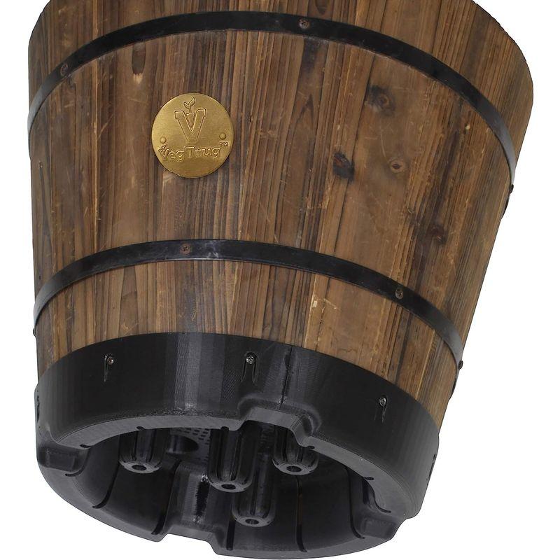 タカショー ウッドバレルプランター 550 約W55×D55×H41cm ウッドバレルプランター 約W55×D55×H41cm