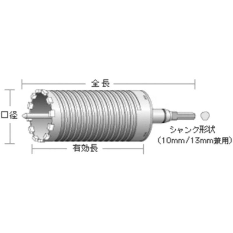 コアドリルビット 32mm ES-D32SDS ユニカ(unika) ESコアドリル 乾式