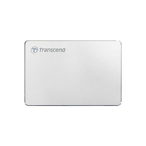 Transcend USB3.1 2.5インチ スリムポータブルHDD 2TB TS2TSJ25C3S 