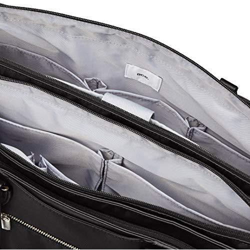 [エースジーン] ビエナII ビジネスバッグ レディース 2気室 A4/13インチ対応 肩掛け可能 ショルダーベルト取り外し可能 62553 ブラック ace エースジーン エース