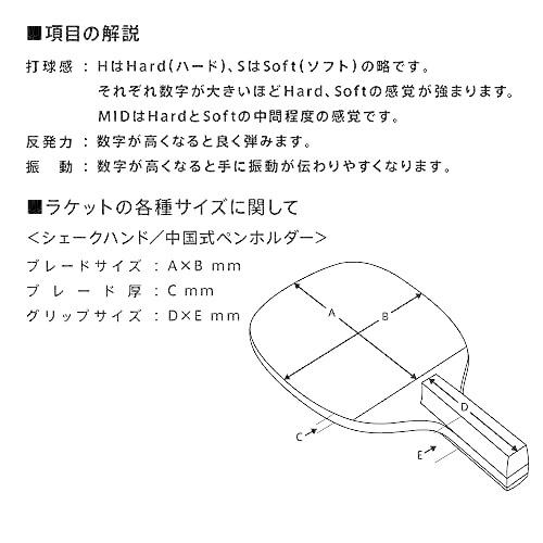 ヴィクタス(VICTAS) 卓球 ラケット SPIN ACE-CARBON スピンエースカーボン ペンホルダー 攻撃用 反転式 300022 