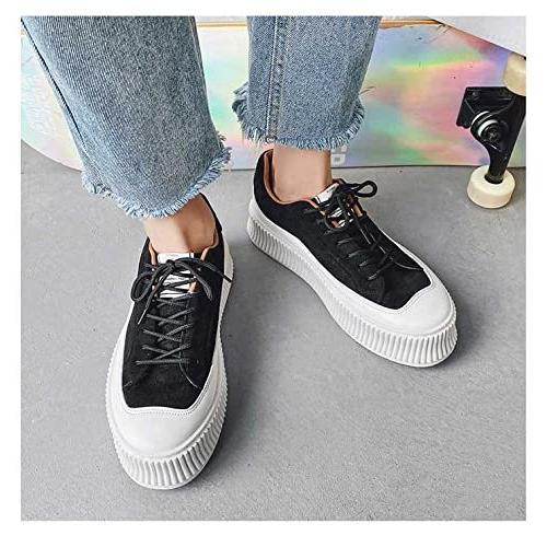 何でも揃う スニーカー メンズ 白 黒 おしゃれ 厚底 厚底スニーカー 韓国 ローカット カジュアルシューズ ブラック 25 5cm Materialworldblog Com