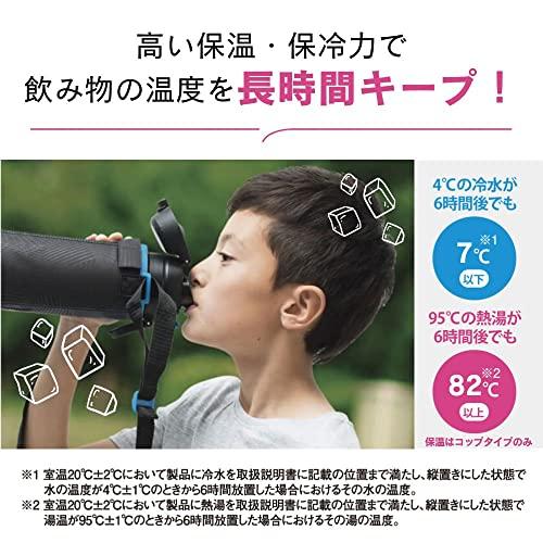 象印マホービン(ZOJIRUSHI) お出掛け クール・スポーツボトル ミックスパープル 1030ml ステンレス鋼 SP-JB10-VU｜shop-kukui｜05