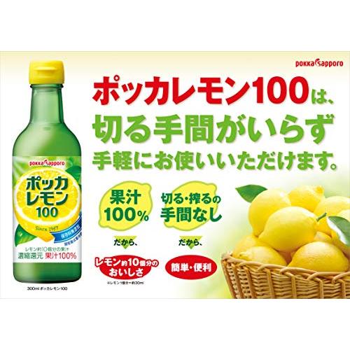 ポッカサッポロ ポッカレモン100 300ml*12本｜shop-kukui｜02