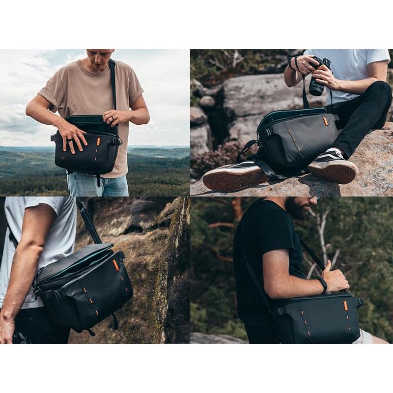 [PGYTECH] OneMo スリングバッグ 7L (スペースブラック) ショルダーバッグ ピージーワイテック Slingbag カメラ スタビライザー ジンバル カメラバッグ 拡張 防｜shop-kukui｜06