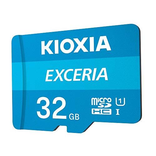 Kioxia (キオクシア) 32GB microSD Exceria フラッシュメモリーカード アダプター付き U1 R100 C10 フルHD 高速読み取り 100MB/秒 LMEX1L032GG2｜shop-kukui｜02