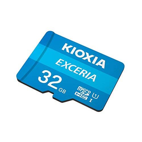 Kioxia (キオクシア) 32GB microSD Exceria フラッシュメモリーカード アダプター付き U1 R100 C10 フルHD 高速読み取り 100MB/秒 LMEX1L032GG2｜shop-kukui｜03