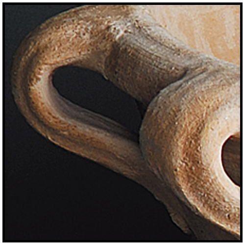 クレタ ストモシア鉢 φ55cm 広口型 ギリシア テラコッタ製 人気 ハンドメイド植木鉢 / トラピサノ村産 GR-CC-20の画像