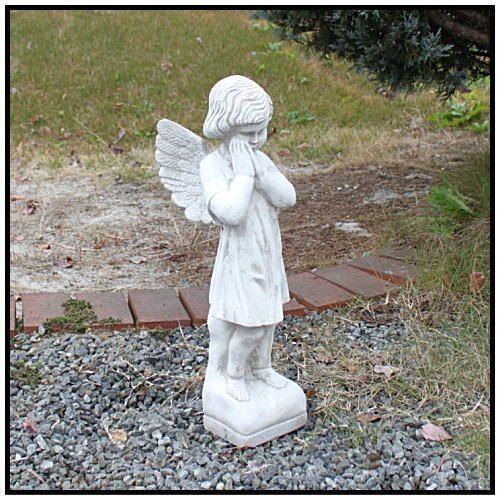 ◇自社配送限定◇デコールガーデン イタリア製 大理石『花かご少女