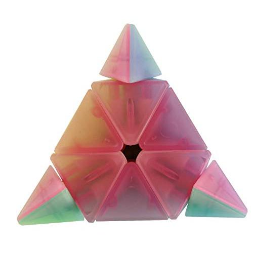 SHUYUE Qiyi Jelly 3x3x3 ピラミッドスピードキューブ トライアングルスピードキューブ 3x3 ステッカーレス ビビ 並行輸入｜shop-lemon｜05
