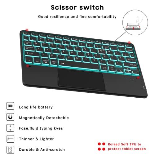 安い直販 Heapao TouchPad iPad 10th Case with Keyboard（10.9 2022）-7 Color Back 並行輸入