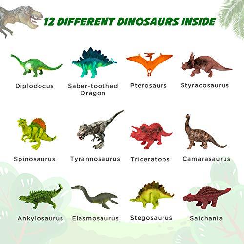 発掘恐竜化石の卵 割れる12個の卵 ユニークな恐竜化石卵 12頭のかわいい恐竜を発見する楽しいおもちゃ 3 4 5 6 7 8 9-12 並行輸入｜shop-lemon｜04