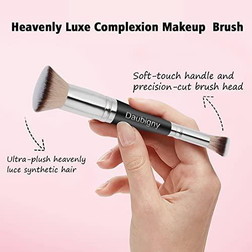 Daubigny Makeup Brushes Dual-ended Flat Foundation Brush Concealer B 並行輸入｜shop-lemon｜04