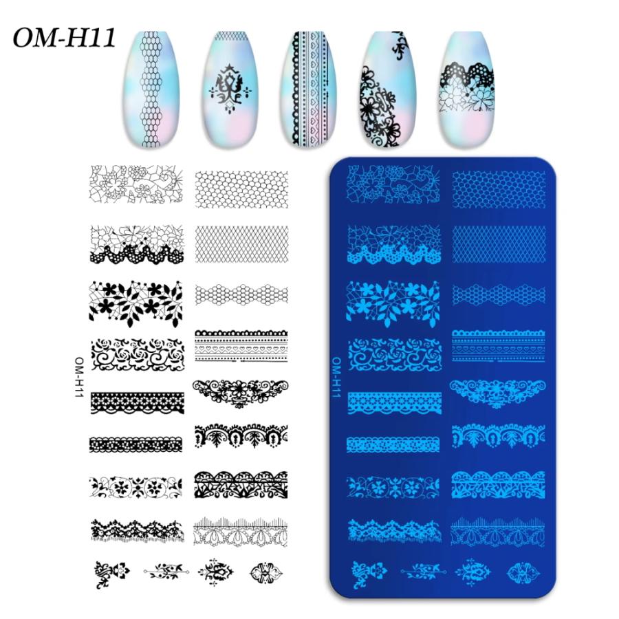 ラローナ[LALONA]ネイルスタンププレート(12種から)ジェルネイル