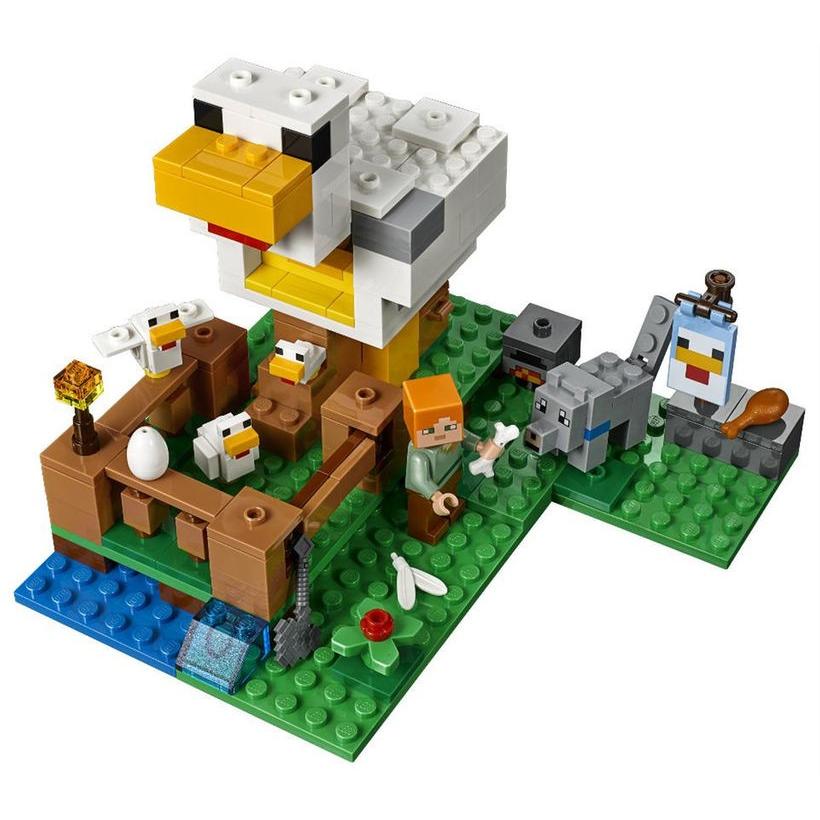 レゴマインクラフト ニワトリ小屋 Lego Minecraft The Chicken Coop 並行輸入品 Lego Minecraft Import Shopえむはーと 通販 Yahoo ショッピング
