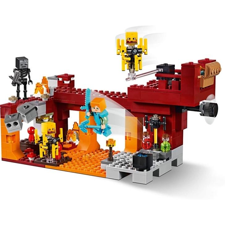 レゴ マインクラフト 21154 ブレイズブリッジでの戦い LEGO Minecraft The Blaze Bridge  並行輸入品｜shop-m-haot｜04