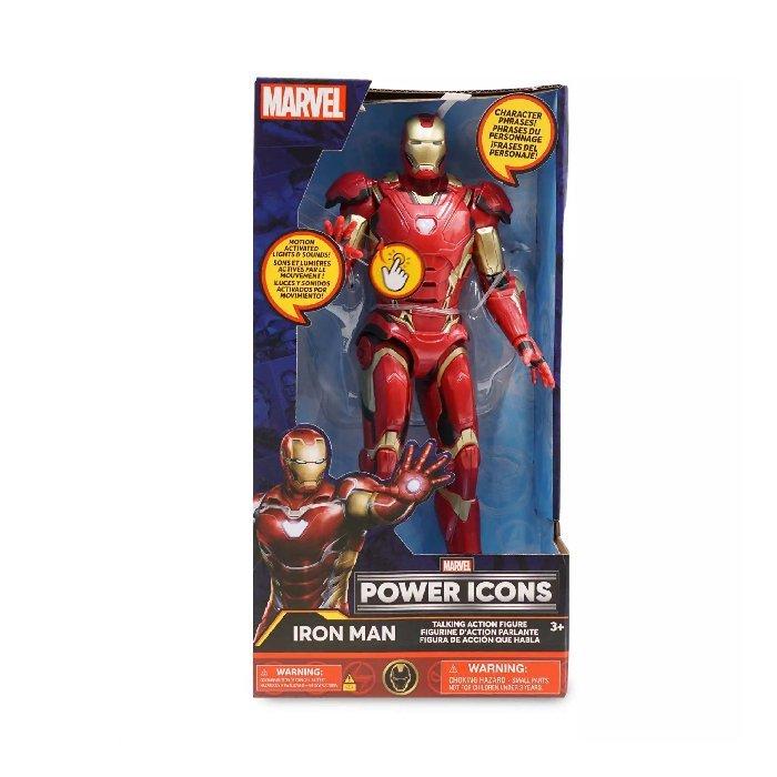 【お値下げ中】マーベル POWER ICONS アイアンマン フィギュア マーベル アイアンマン トーキングアクションフィギュア POWER