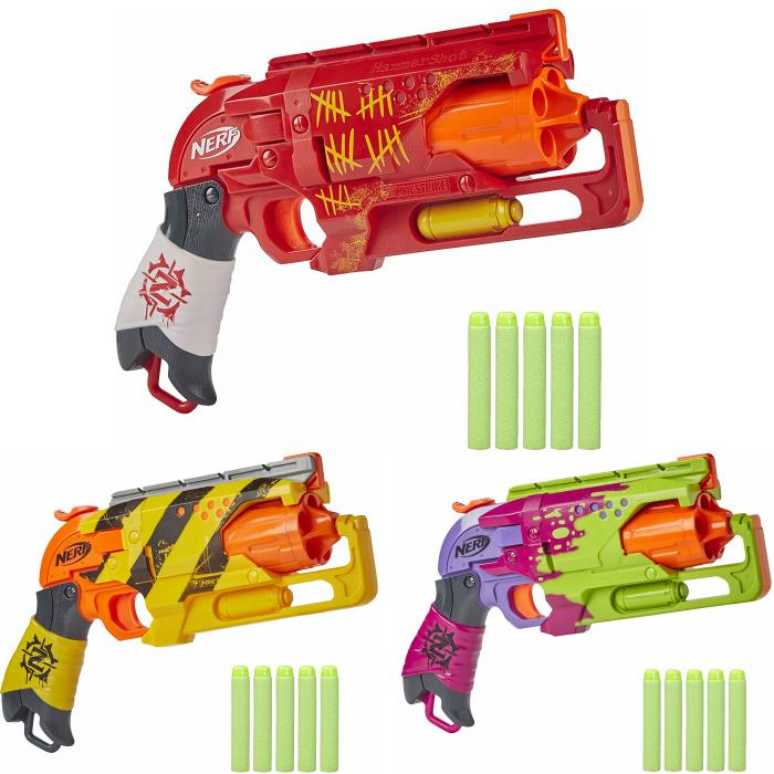 ナーフ 海外モデル オレンジトリガー ハンマーショット カラフル 全3種 ゾンビストライク Nerf Hammer shot Blaster 並行輸入品｜shop-m-haot