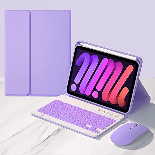 想像を超えての Apple 可愛い 3点セット マウス ワイヤレス キーボードケース 6 Mini Ipad バックライト Pencil 女性人 キャンディー色 収納 アンドロイドタブレットケース Www Fattoriabacio Com