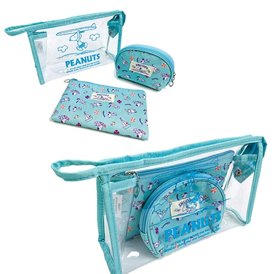 スヌーピー Snoopy コスメポーチ 3点セット ビニールポーチ 化粧ポーチ メイクポーチ ケース レディース 女の子 子供 キッズ 旅行 トラベルセット 3点セット sppp Shop Mana 書籍 文具 雑貨のお店 通販 Yahoo ショッピング