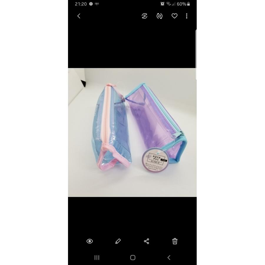 オルチャン ペンケースサイズ クリアポーチ 2個セット ロングポーチ 韓国風 オルスポ アクア Orch5wlpc Shop Mana 書籍 文具 雑貨のお店 通販 Yahoo ショッピング