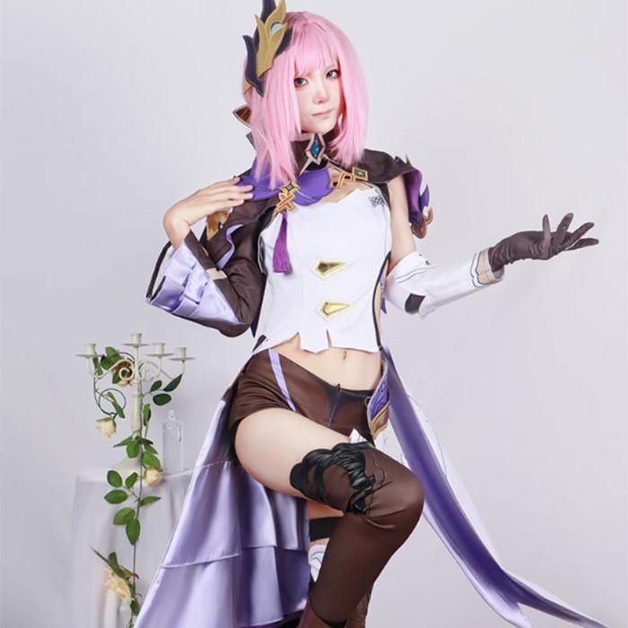 崩壊3rd エリシア コスプレ衣装 コスプレ ウィッグ 靴 学園祭 イベント