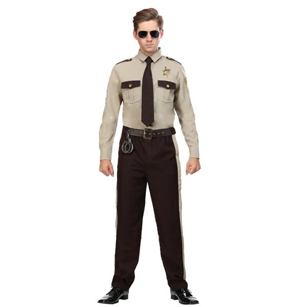 ポリスマン 男性 コスチューム 男性用 警察 警察官 大人用 SHERIFF