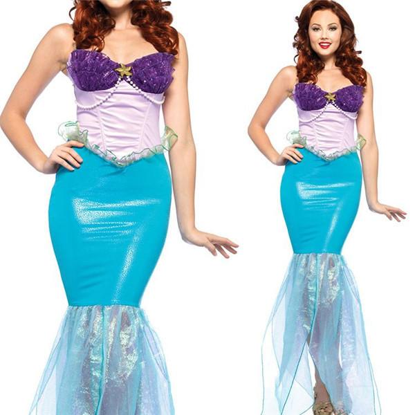 マーメイド ハロウィン 人魚姫 コスプレ 衣装 ドレス レディース
