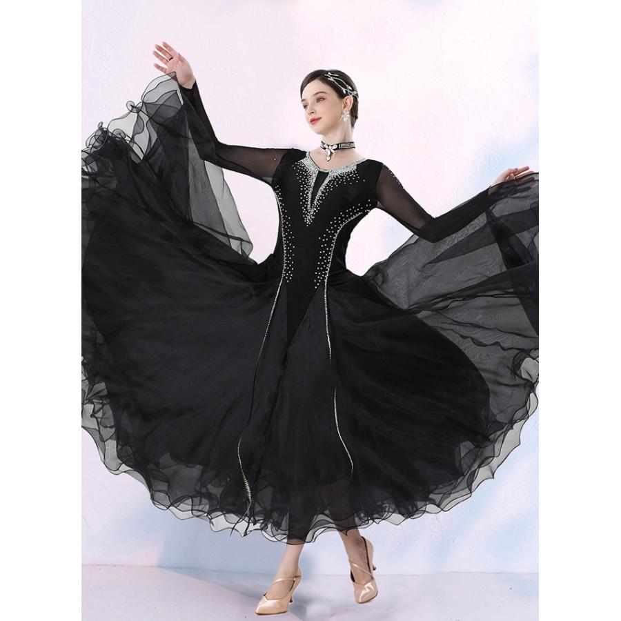 高品質 社交ダンス ドレス 長袖 スタンダード 社交ダンス衣装 高品質 社交ダンス ドレス 長袖 スタンダード 社交ダンス衣装