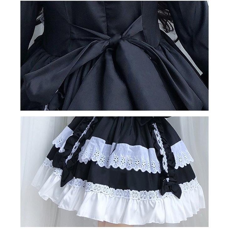 メイド服 コスプレ 衣装 メイド ワンピース フィッシュテール